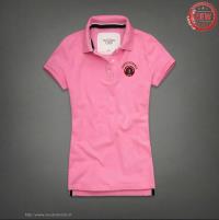 dames abercrombie fitch korte polo tees lichtrood Outlet Utrecht hg3qr936